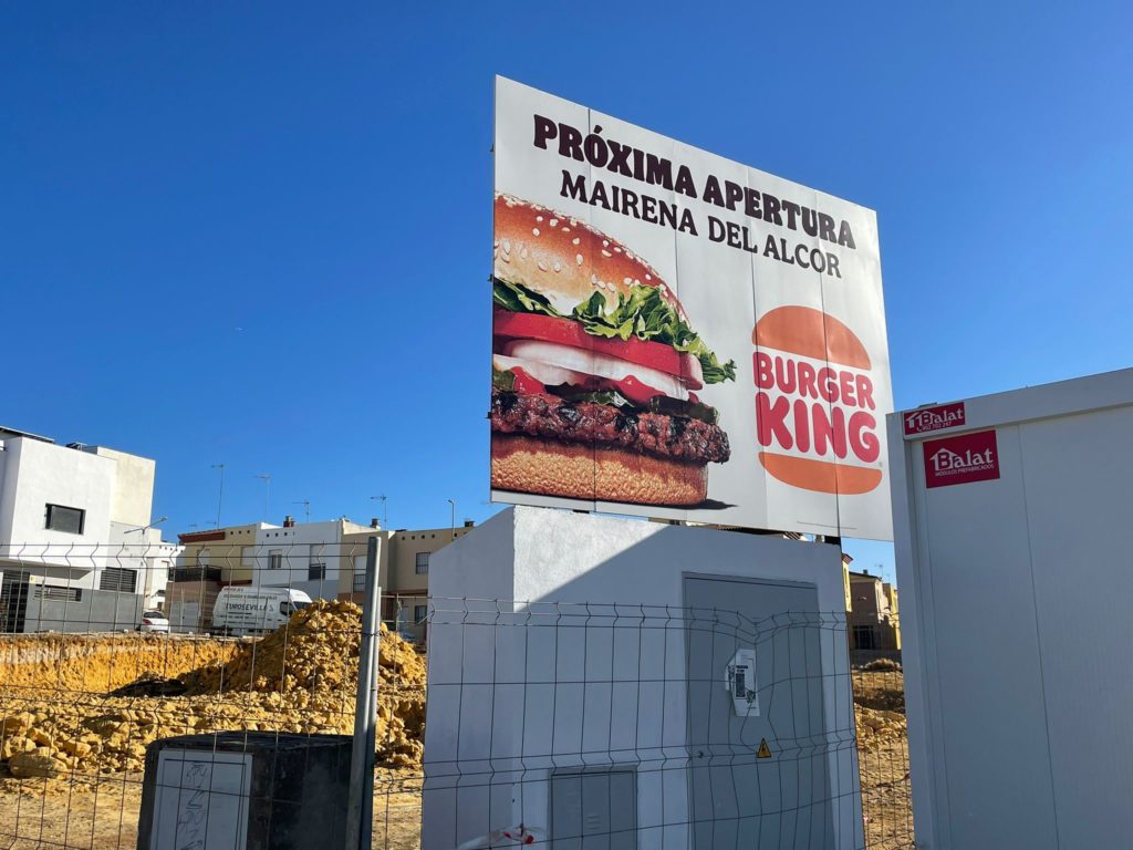 Burger King abrirá en Mairena del Alcor (Sevilla).